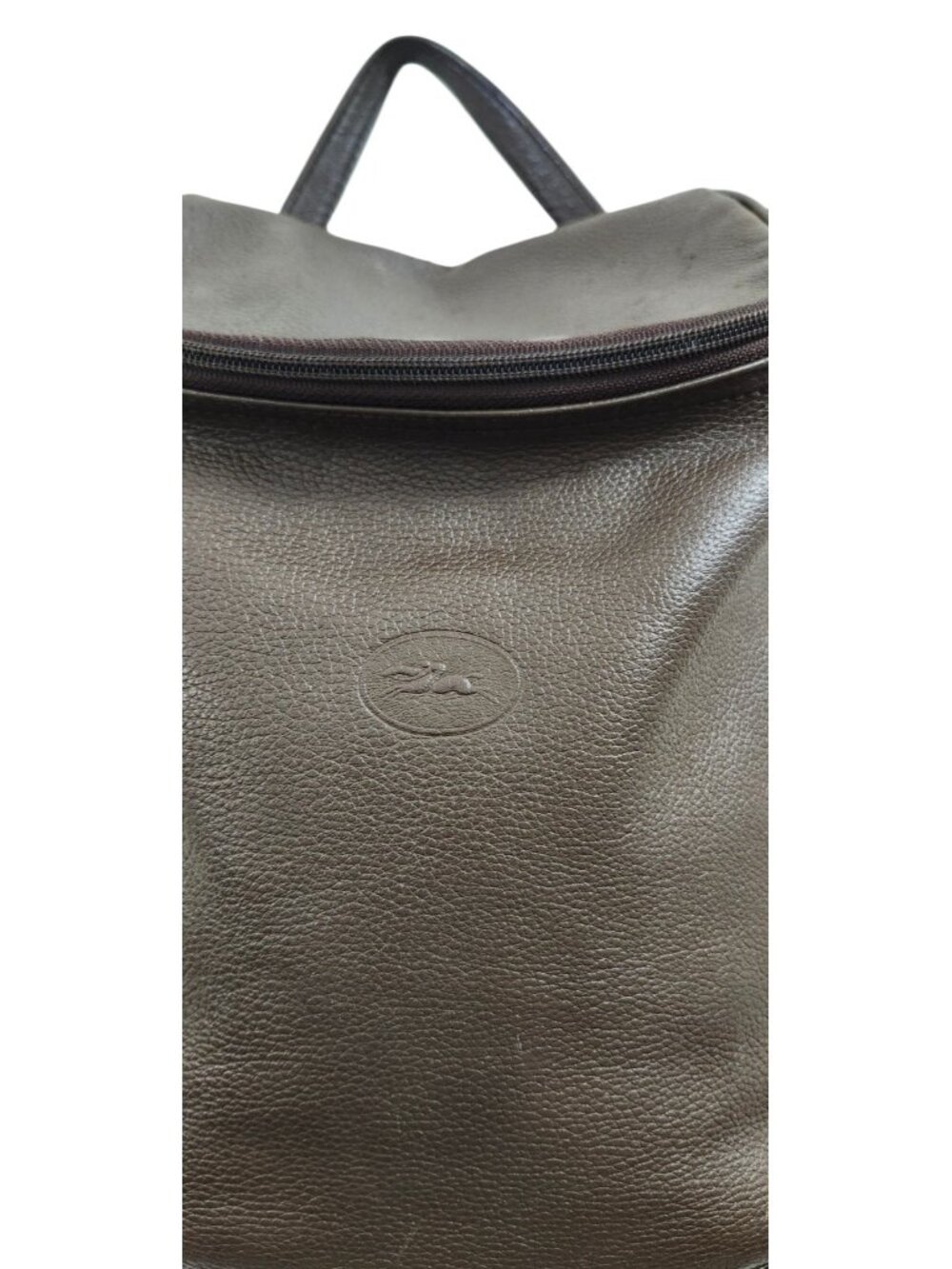 Longchamp Brown Leather Backpack - Picture 4 of 16